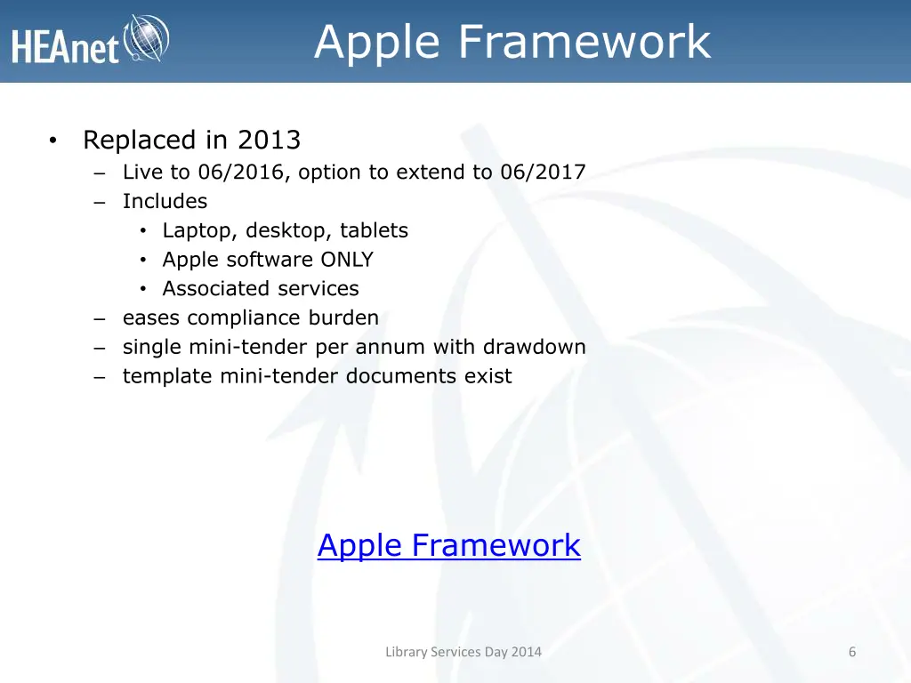 apple framework