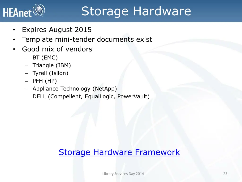 storage hardware