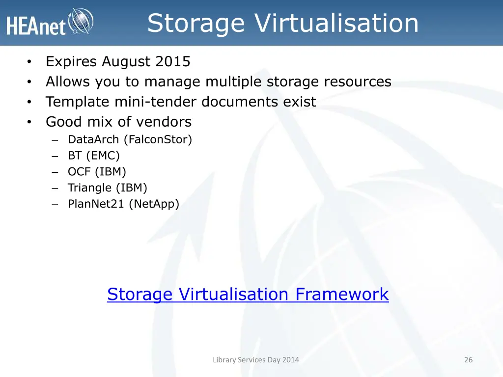 storage virtualisation