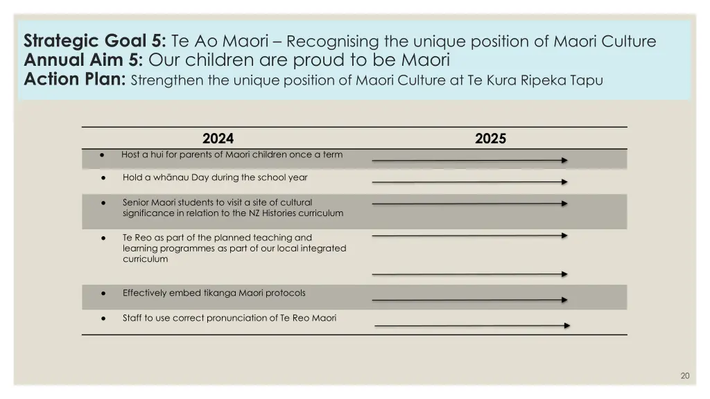 strategic goal 5 te ao maori recognising