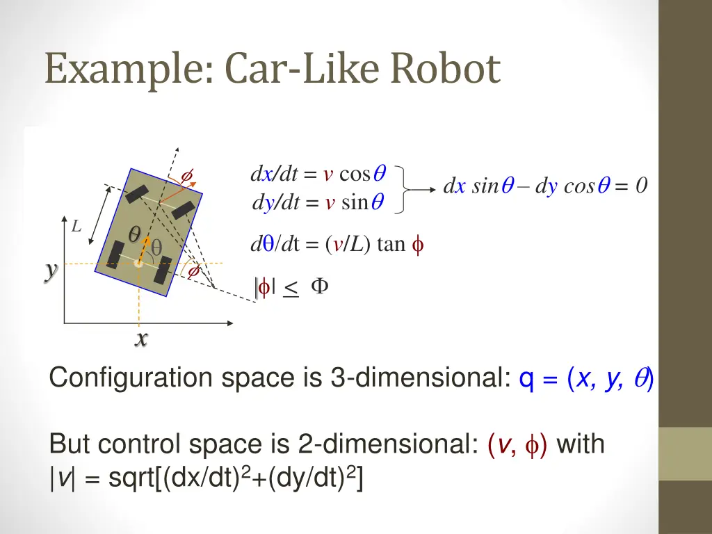 example car like robot