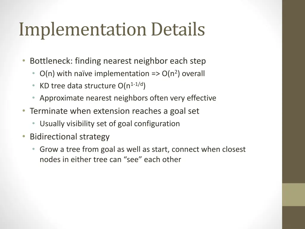 implementation details