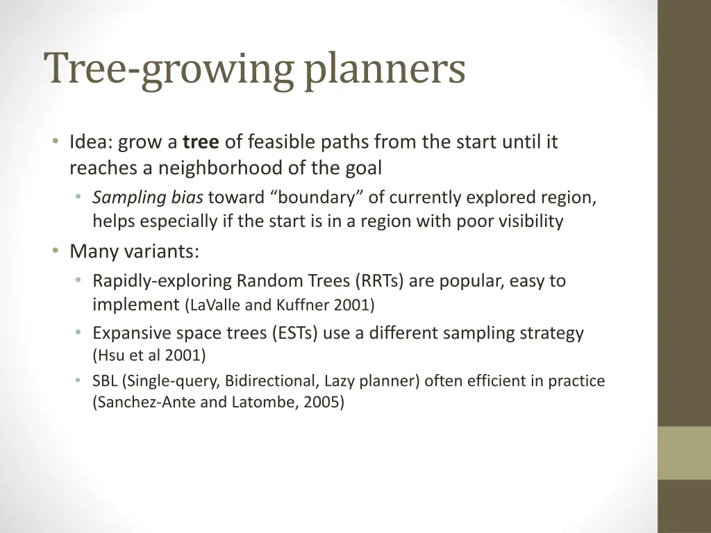 tree growing planners