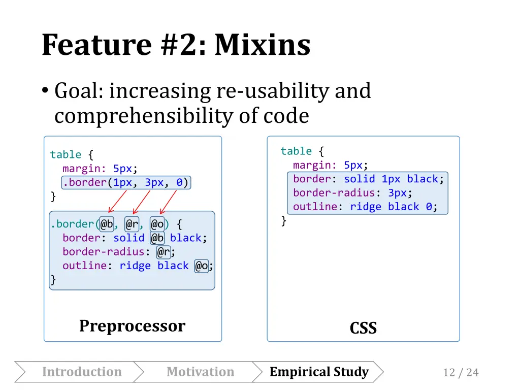 feature 2 mixins