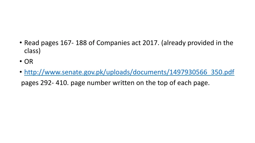 read pages 167 188 of companies act 2017 already