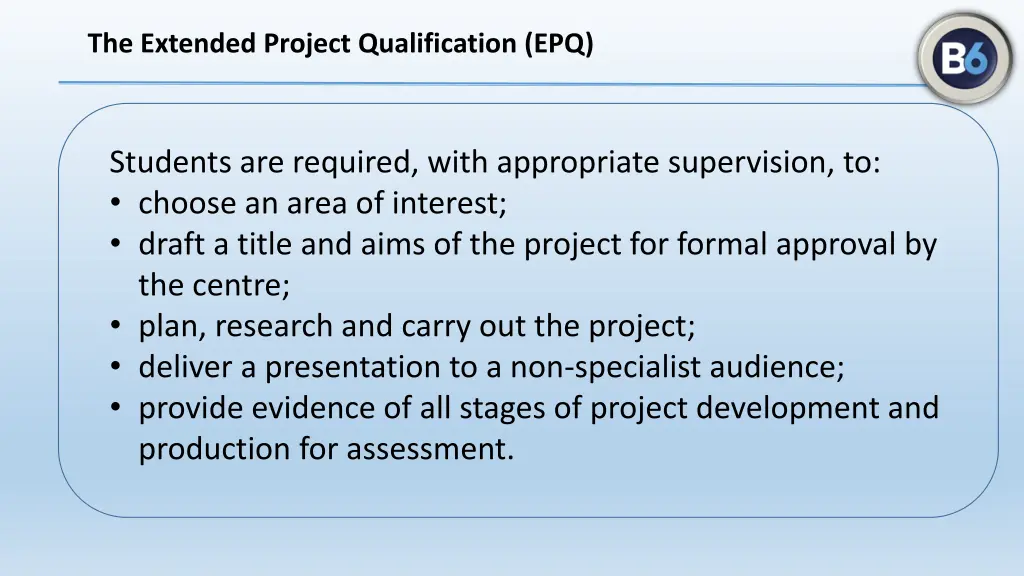 the extended project qualification epq 2