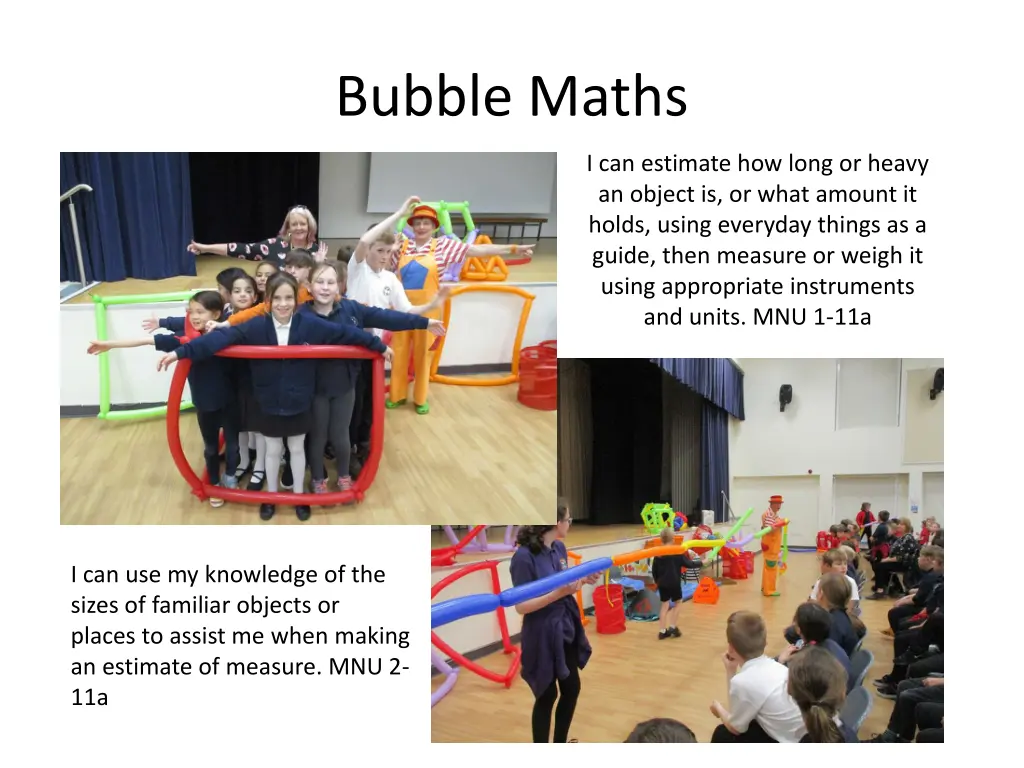 bubble maths