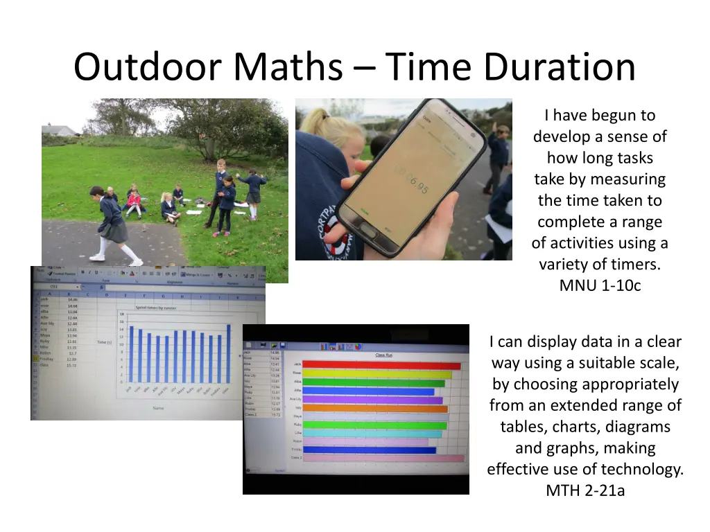 outdoor maths time duration