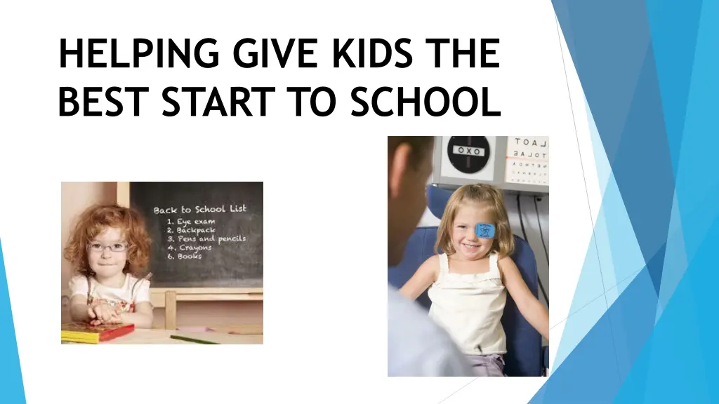 helping give kids the best start to school