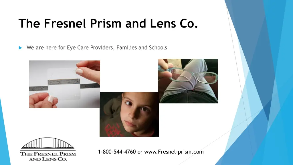 the fresnel prism and lens co