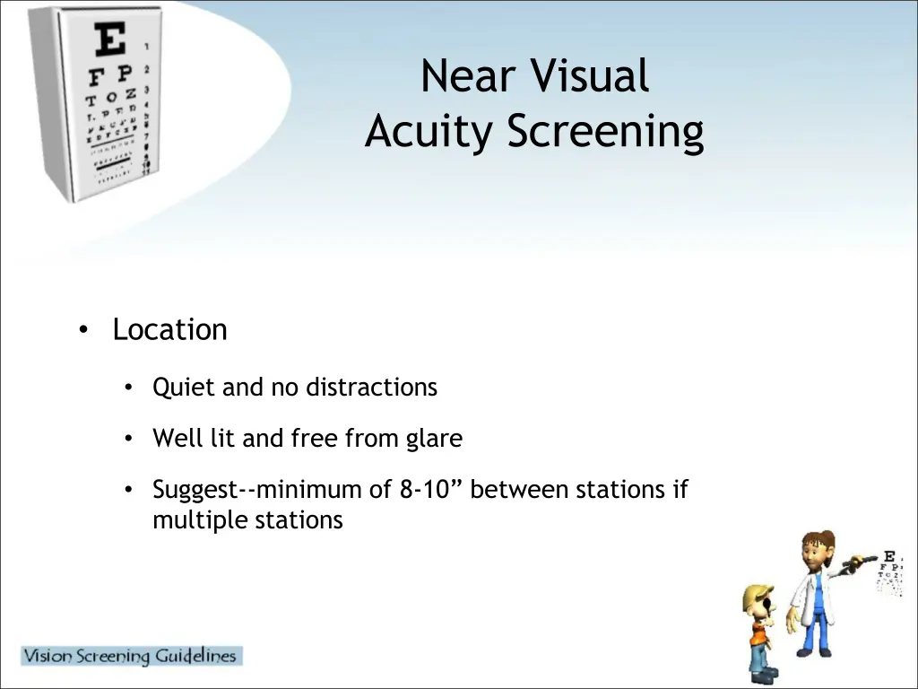 near visual acuity screening 1