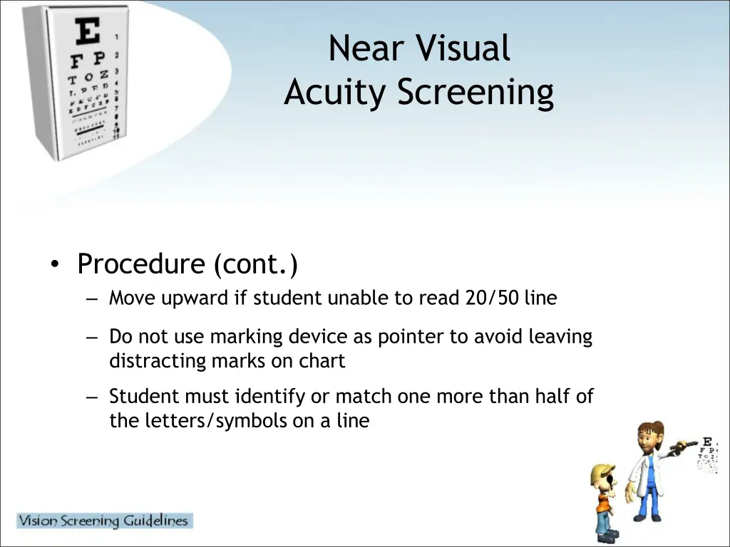 near visual acuity screening 4