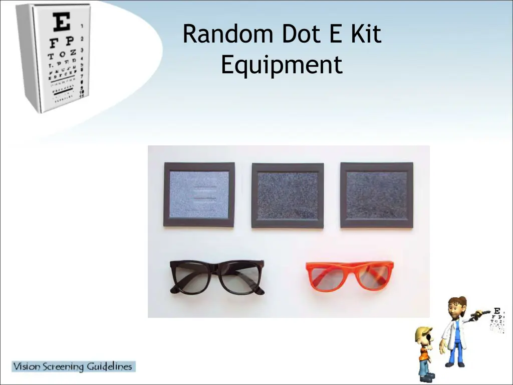 random dot e kit equipment