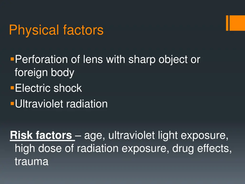 physical factors