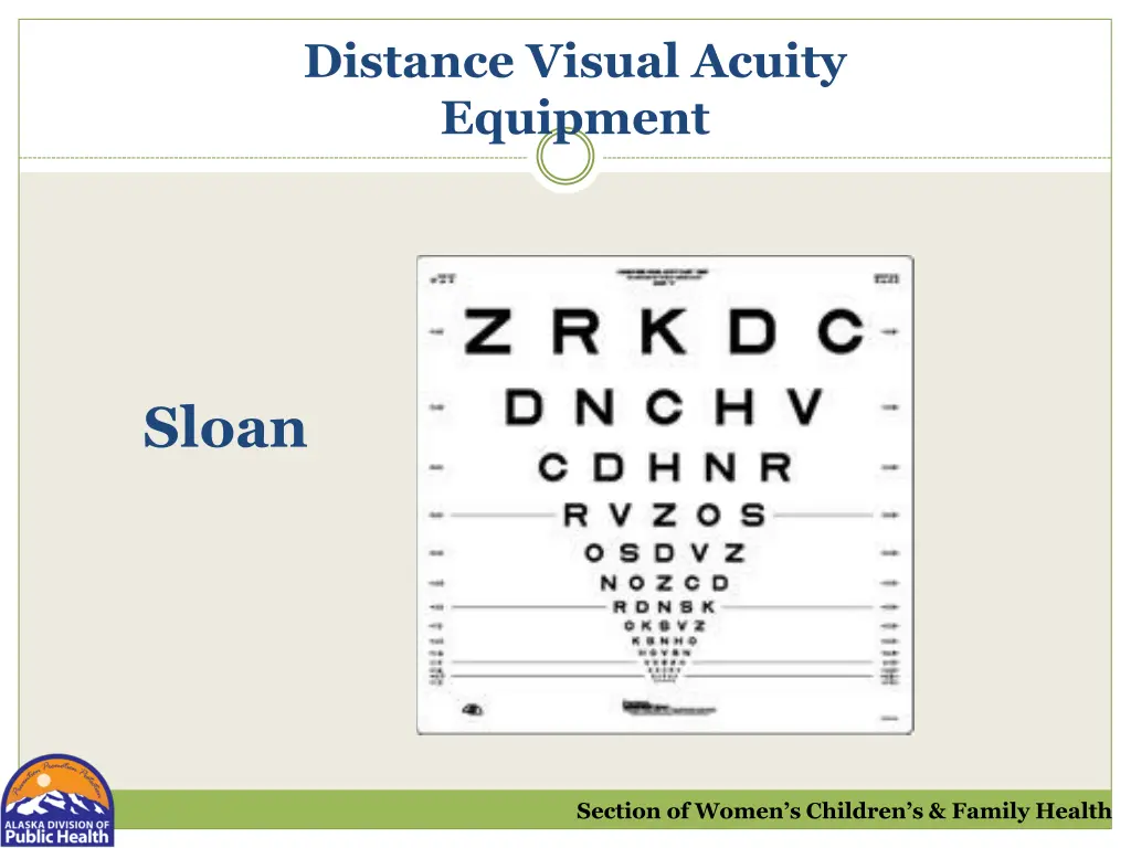 distance visual acuity equipment 1