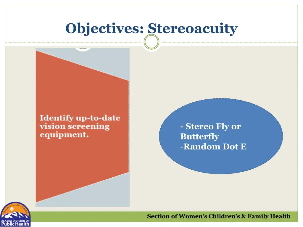 objectives stereoacuity