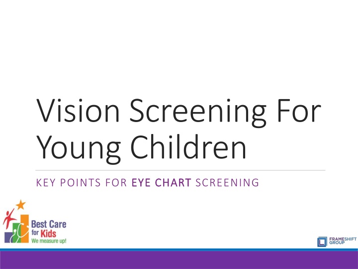 vision screening for young children