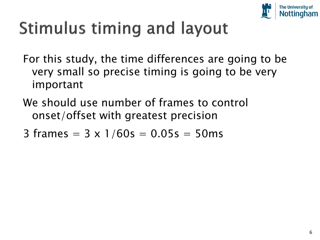 for this study the time differences are going