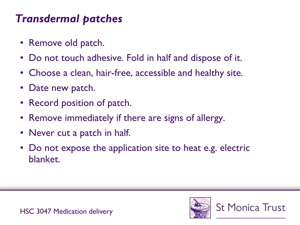 transdermal patches