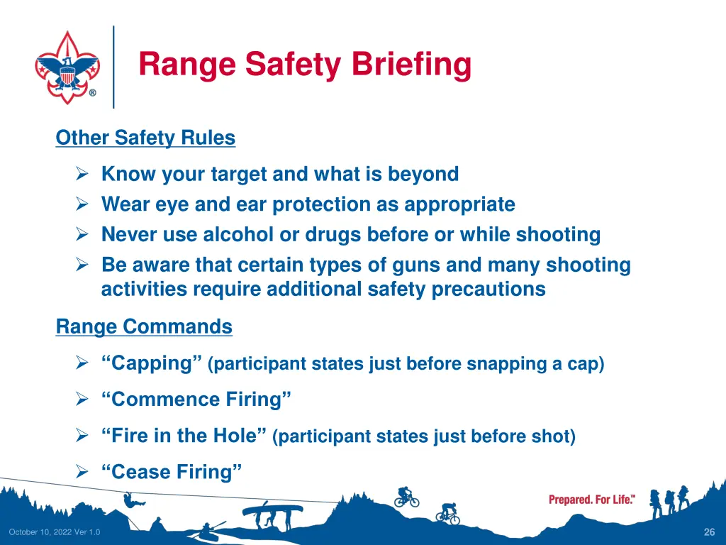 range safety briefing 2