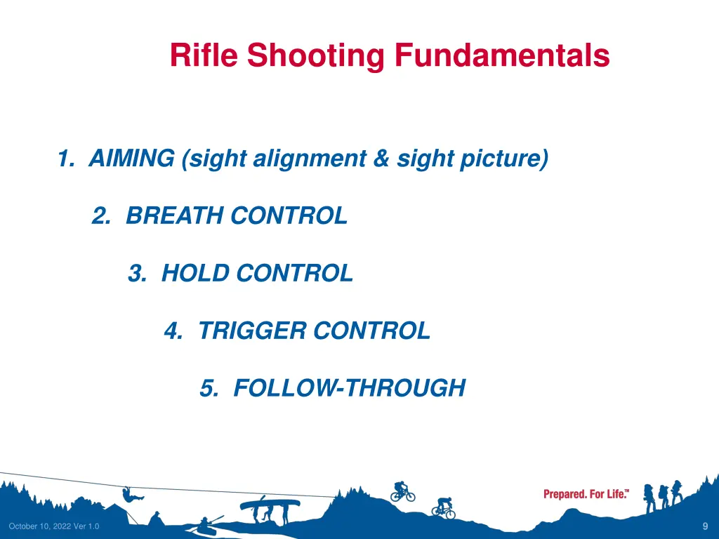 rifle shooting fundamentals