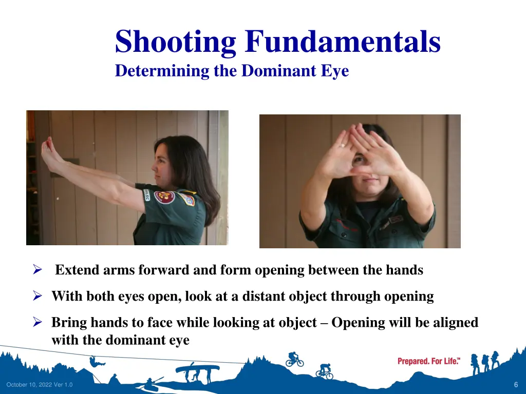 shooting fundamentals determining the dominant eye