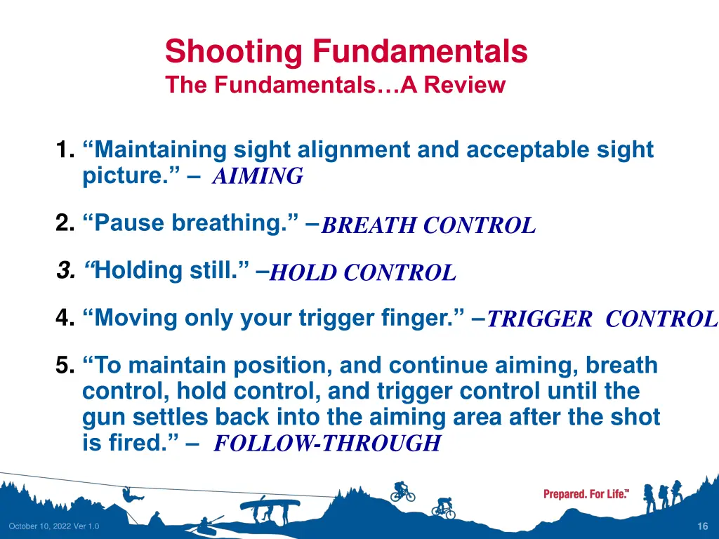 shooting fundamentals the fundamentals a review