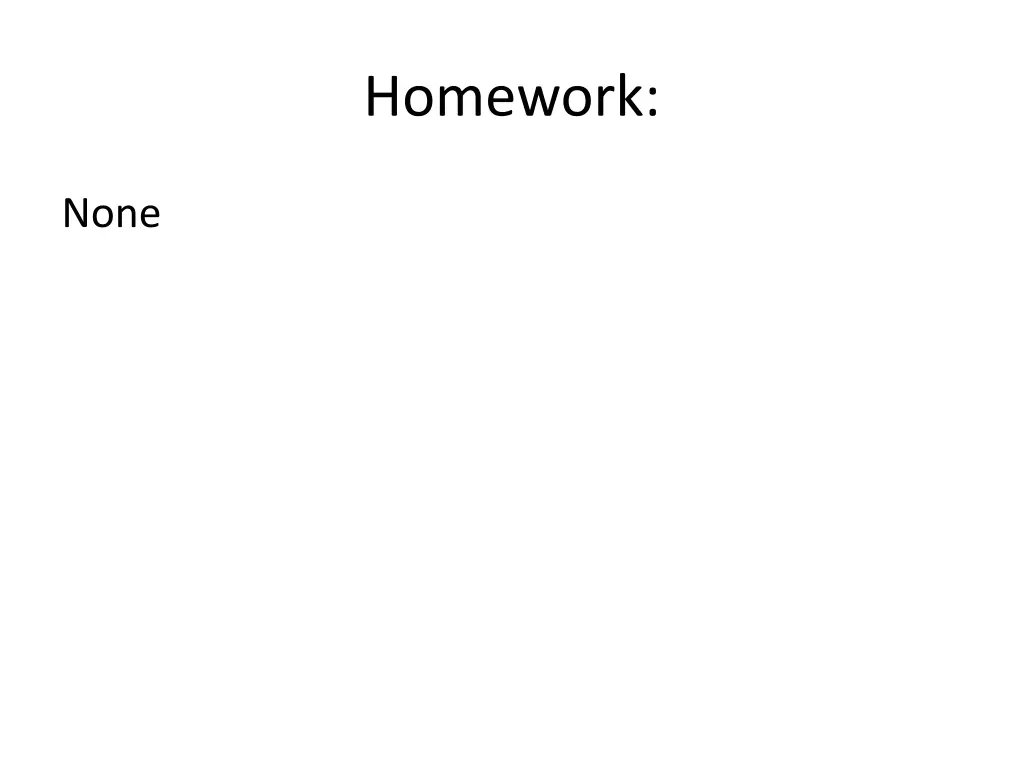 homework