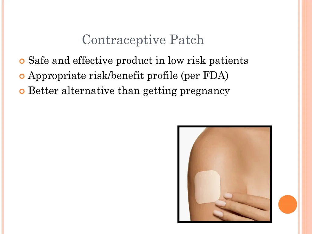 contraceptive patch 1