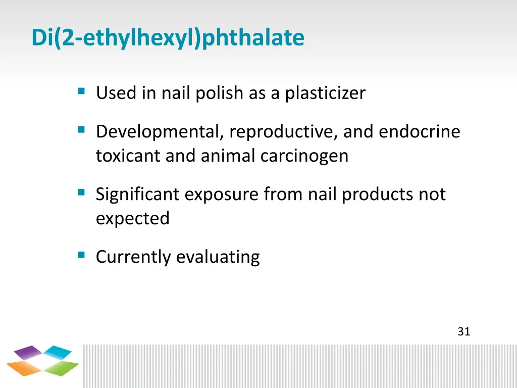 di 2 ethylhexyl phthalate