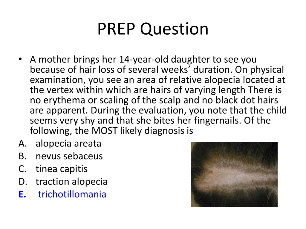 prep question 1