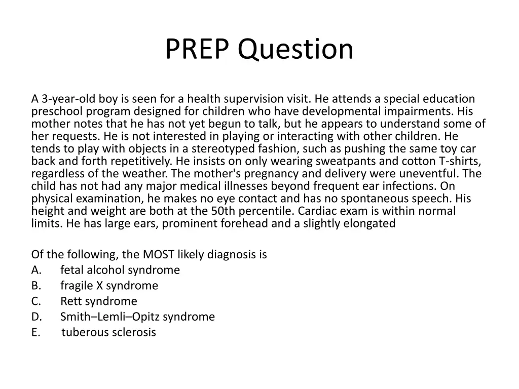 prep question 2