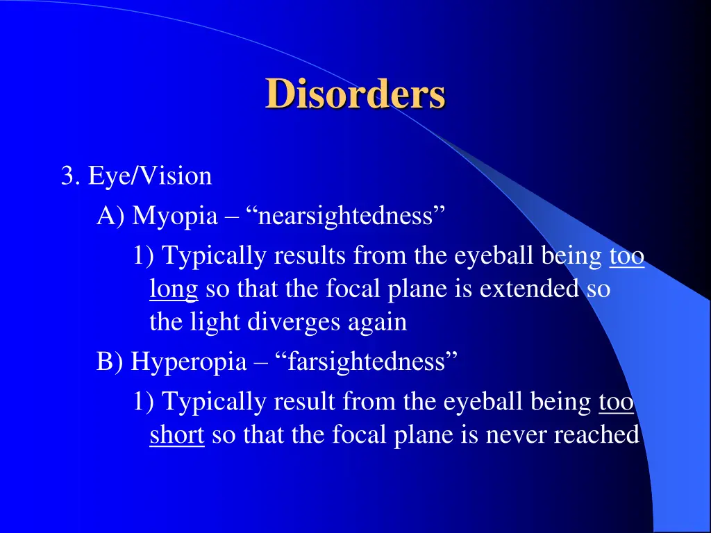 disorders 1