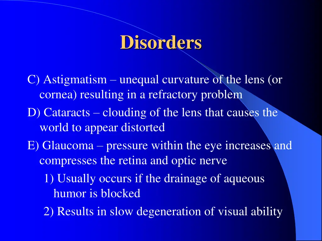 disorders 2