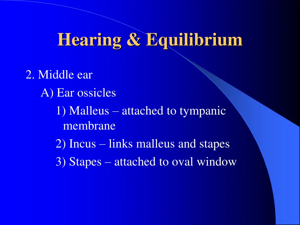 hearing equilibrium 1