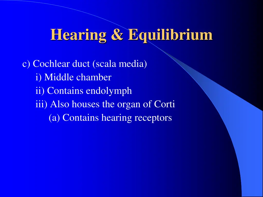 hearing equilibrium 5