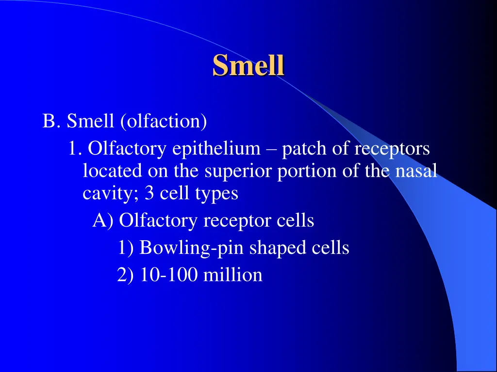 smell