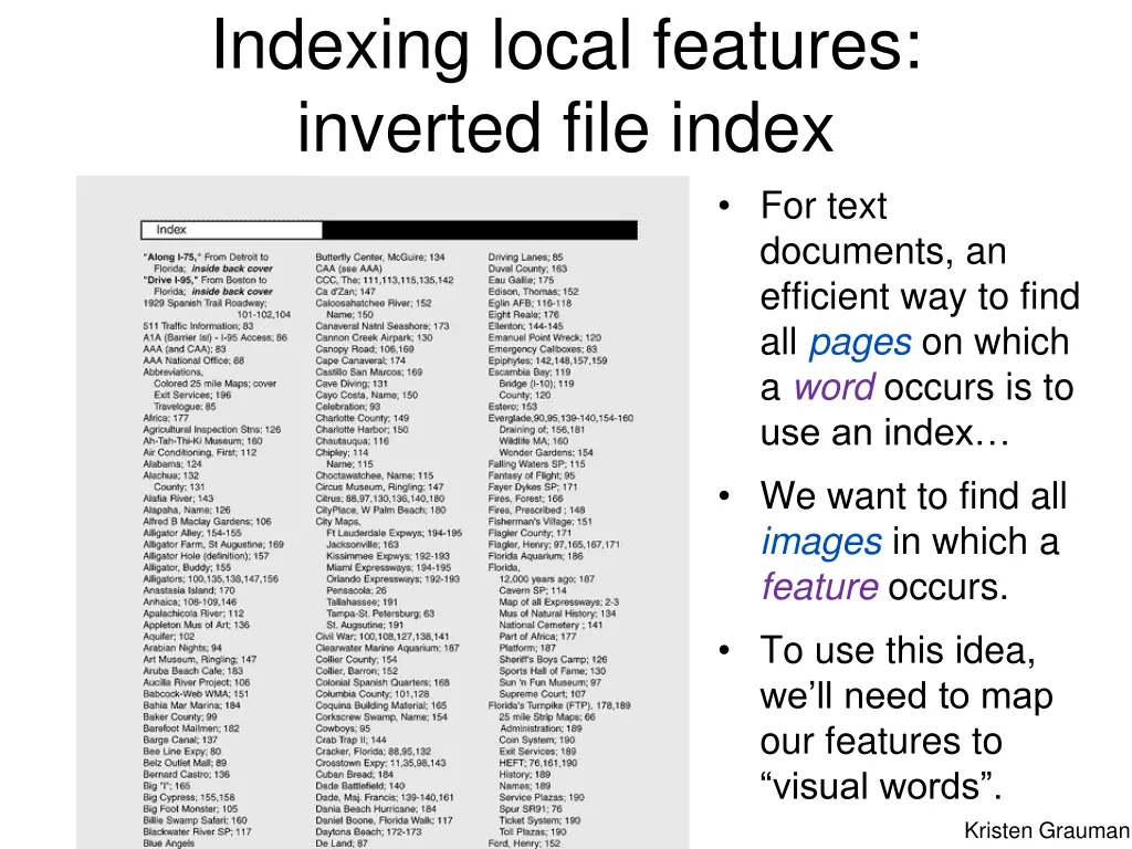 indexing local features inverted file index