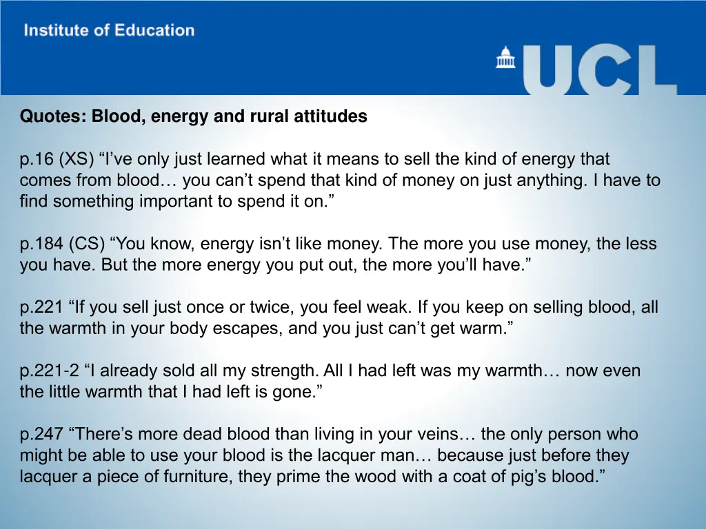 quotes blood energy and rural attitudes 1