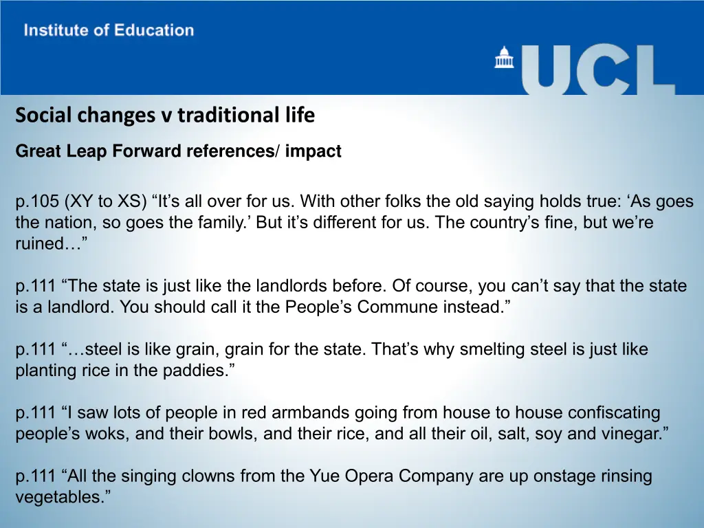 social changes v traditional life