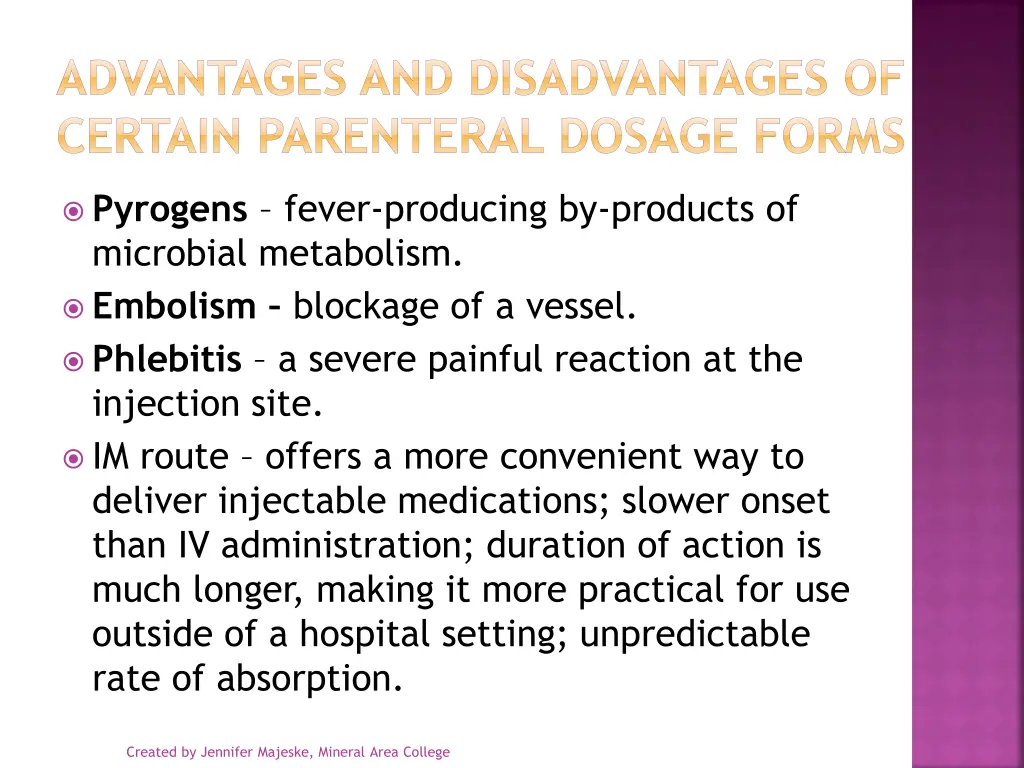 advantages and disadvantages of certain 4