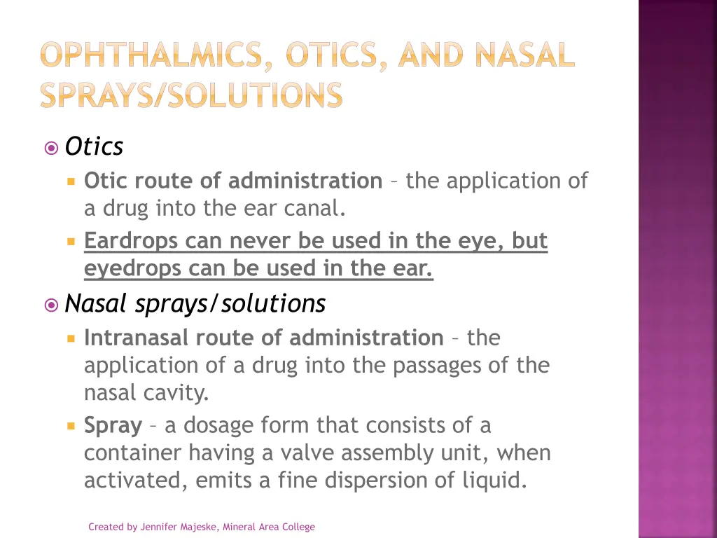 ophthalmics otics and nasal sprays solutions 1