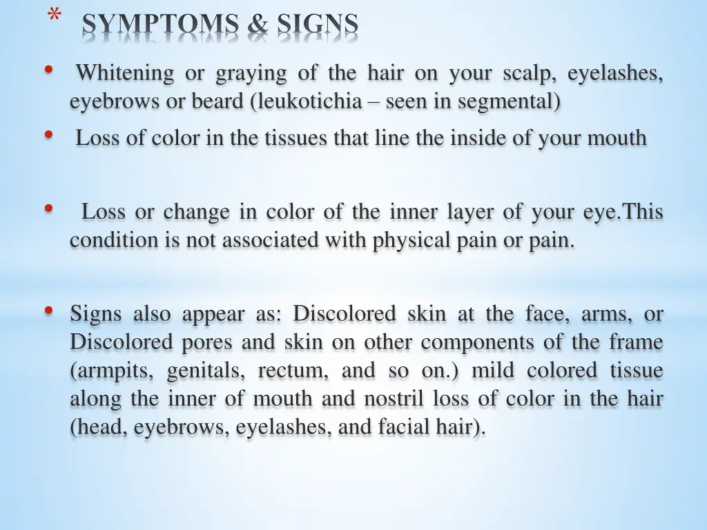 symptoms signs