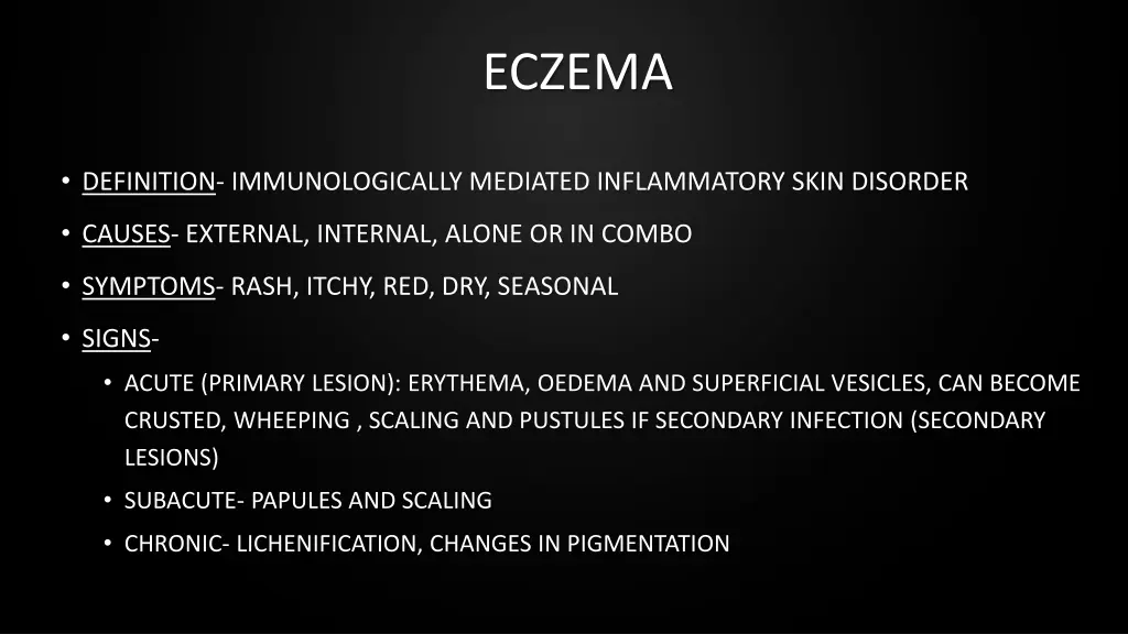 eczema