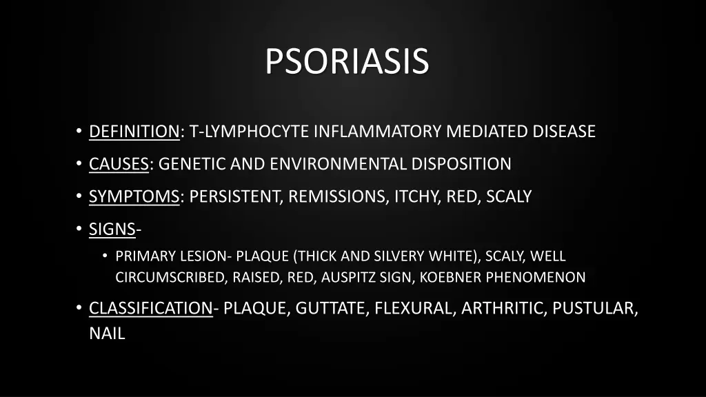 psoriasis