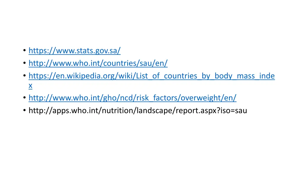 https www stats gov sa http www who int countries