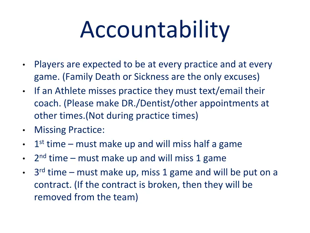 accountability