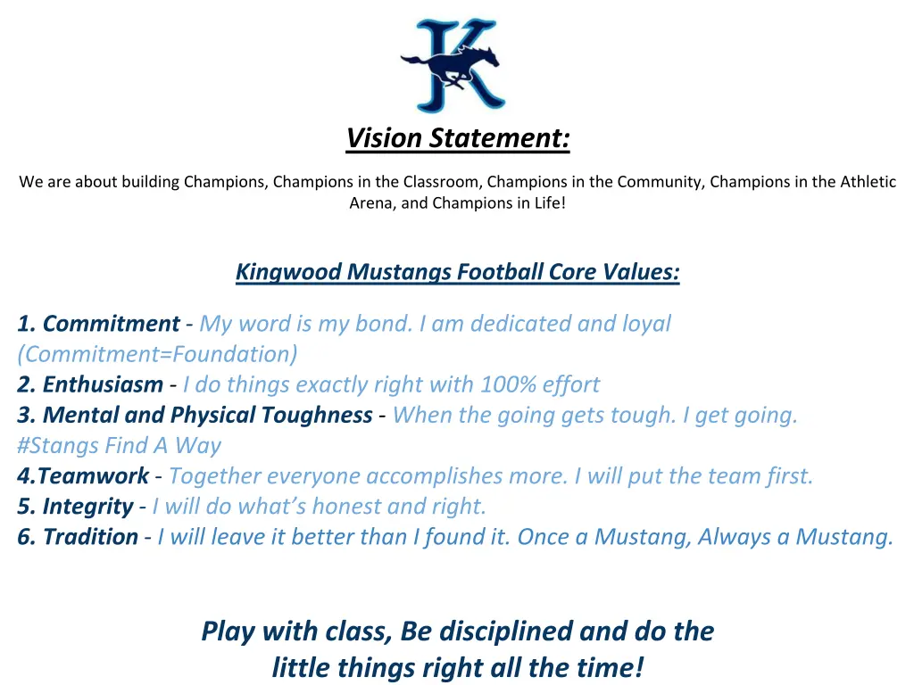 vision statement