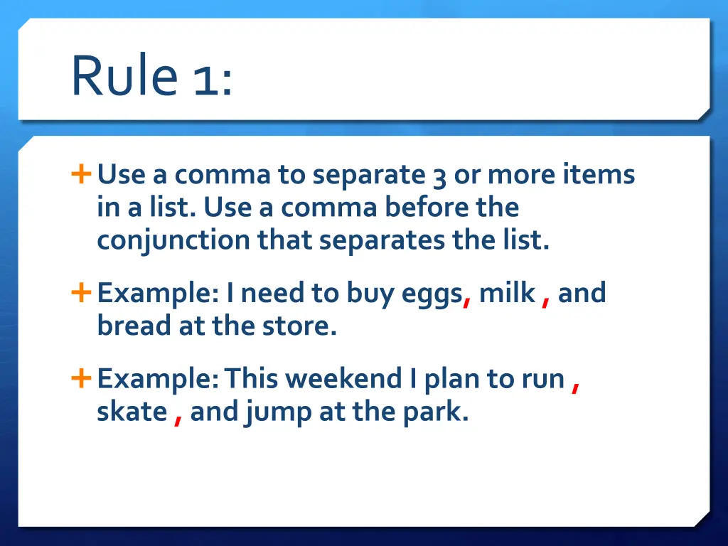 rule 1 1