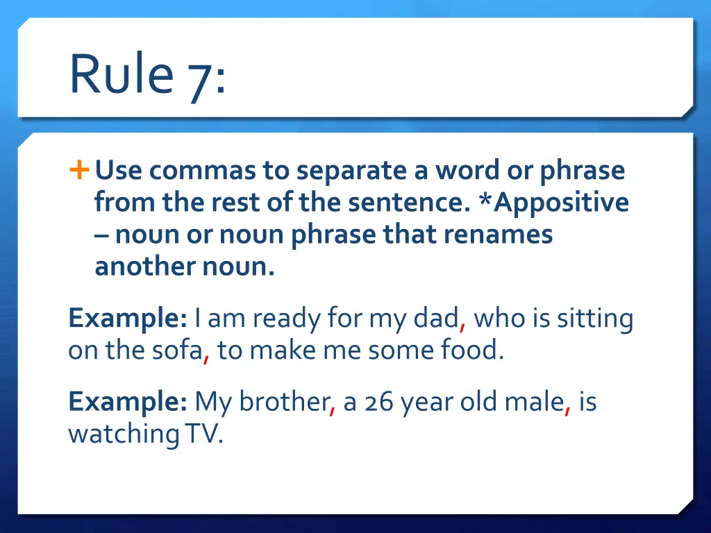 rule 7